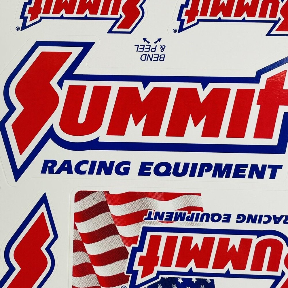 SUMMIT RACING EQUIPMENT Auto Car 8 Sticker Sheet Look Don’t Touch - Picture 2 of 8